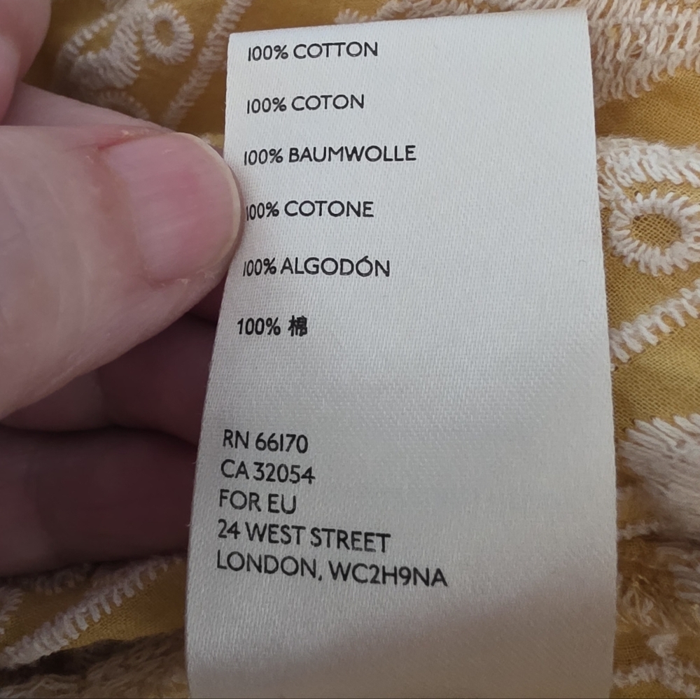 Anthropologie Pilcro Embroidered Roses Blouse Size Small - Picture 4 of 9